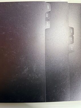 Cloth & Paper Monthly A5 Black Side Tab Dividers